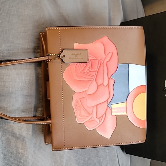 Coach X Tom Wesselmann Cashin Carry Tote 22 CA128 NWT - Picture 2 of 7